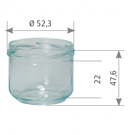 Pots Verre  Standard  70Ml 100G (x20)