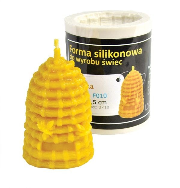 Moule silicone pour bougie Ruche en chaume - Moules à bougies - Naturapi :  Tout pour l'apiculteur