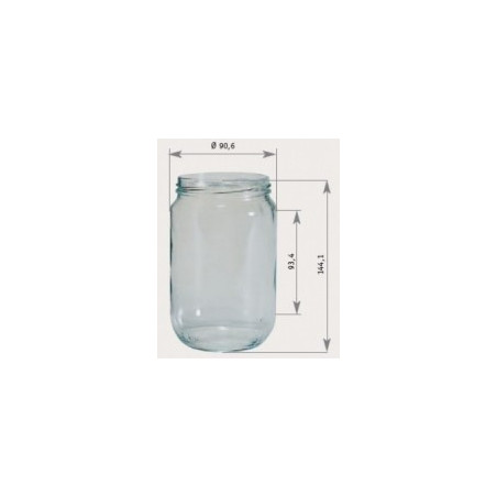 Pots Verre  Standard 750Ml 1 Kg (x48)