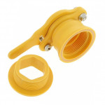 Robinet Plastique Jaune + Manchon + Joint