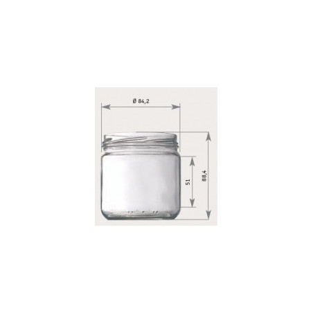 Pots Verre  Standard 390Ml 500G Chonig (x48)