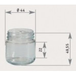 Pots Verre  Standard  40Ml 40G